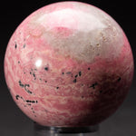 Polished Rhodonite Small Sphere from Peru (201.4 grams)
