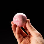 Polished Rhodonite Small Sphere from Peru (201.4 grams)